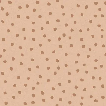 Tapeta Cristiana Masi by Parato Hnědá vliesová tapeta s puntíky, 17122, MiniMe, Cristiana Masi by Parato, velikost 10,05 x 0,53 m