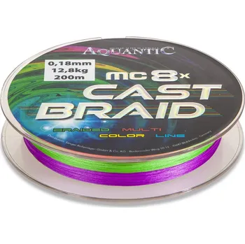 Aquantic šňůra MC-8x Cast Braid 0,15mm 200m
