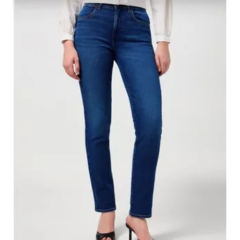 Dámské džíny Kalhoty Wrangler STRAIGHT FAMOUS Velikost: W34-L34