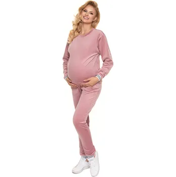 Dámské noční prádlo PeeKaBoo Dámské těhotenské pyžamo Zhaz růžová XXL