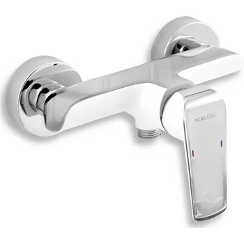 Vodovodní baterie Novaservis Nobless Tina Sprchová baterie bez příslušenství, bílá/chrom, 38061/1,1-VZOREK
