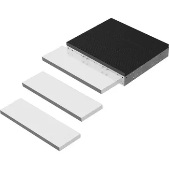 Schodiště Podesta pro schody DOLLE GARDENTOP - TRIMAX® (antracit) Maximální výška podesty: do 150 cm, Rozměr podesty: 80 x 88 cm (pro šířku schodů 80 cm), Druh podesty: Ukončovací