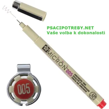 sakura xsdk000519 Technické pero Pigma Micron 005/0.2 mm - Červené