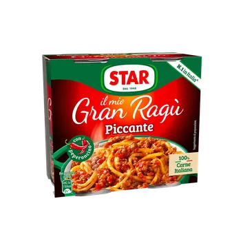 Koření Star Gran Ragú pikantní (Piccante) 2x180g