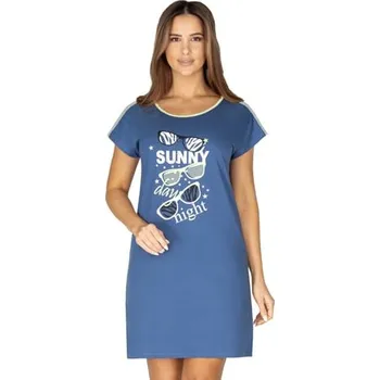 Dámská noční košile Dámská noční košile 421 REGINA šedá melír L