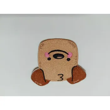 Látková záplata Nažehlovačka - aplikace - pejsek