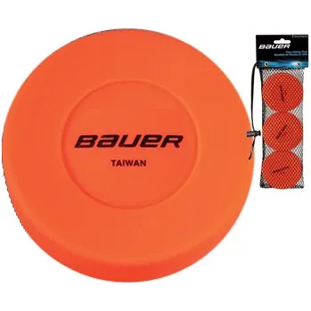 Puk Bauer Floor Hockey Puck 3 pack Barva: oranžová