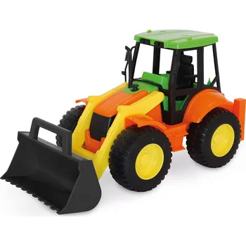 autíčko Traktor se lžící - barevný