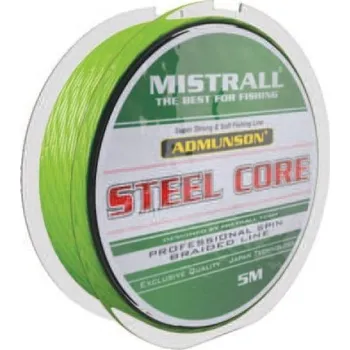 Mistrall pletená šňůra s ocelovým jádrem Mistrall Admuson Steel Core průměr: 0,12 mm