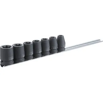 Gola hlavice SADA HLAVIC 1/2" PRŮMYSLOVÝCH TORX 7 DÍLŮ TONA EXPERT E041605