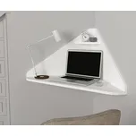 Casarredo Závěsná PC police rohová BERRY bílá