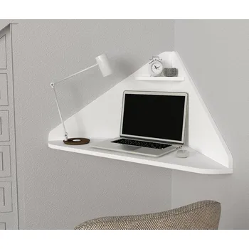 Nábytek Casarredo Závěsná PC police rohová BERRY bílá