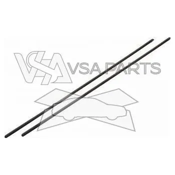 Stěrač COMPASS Guma stěrače 710mm černá 2ks