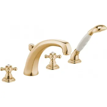 Kludi 1926 - vanová 4-otvorová baterie, pozlacená 515244520