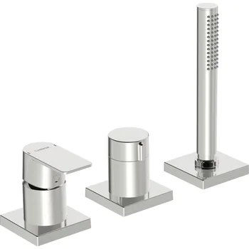 Vodovodní baterie Hansastela - tříotvorová vanová baterie, vrchní sada 57319473