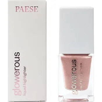Rozjasňovač Paese, Glowerous Limitovaná edice tekutého rozjasňovače na obličej a tělo Sparkle Rose 16ml