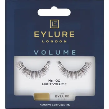 Umělé řasy Eylure EYLURE řasy s lepidlem VOLUME No. Objem světla 100