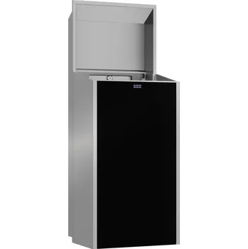 Odpadkový koš EXOS EXOS605EB - odpadkový koš k montáži pod omítku, 30 L černý 2030034629