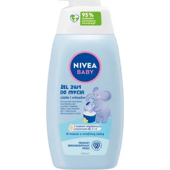 Sprchový gel Nivea, Dětský mycí gel na tělo a vlasy 2 v 1 500 ml