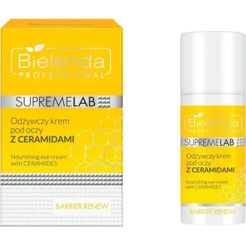 Pleťový krém Bielenda Professional, SupremeLab Barrier Renew výživný očný krém s ceramidmi 15ml