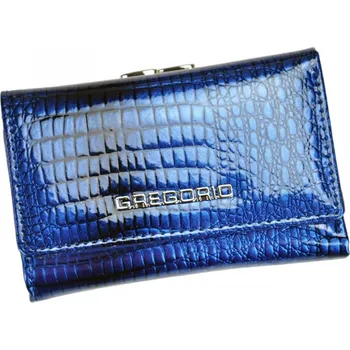 Peněženka Dámská kožená malá peněženka Gregorio Glassidy, modrá