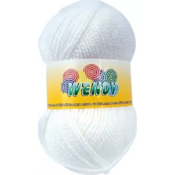 Příze Pletací příze Wendy 208 - Bílá