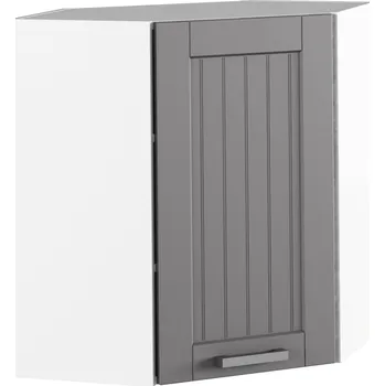 Nábytek Tempo Kondela Horní skříňka JULIA TYP 10 Barva: tmavě šedá/bílá