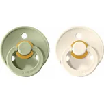 BIBS Colour Dudlíky z Přírodního kaučuku 2ks vel.1 Barva: Sage / Ivory