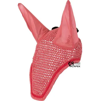 Čabraka pro koně Náušníky Horze -ROSE TONIQUE- - Korálová - Pony