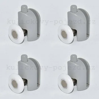 Zvýhodněná sada pojezdových koleček B43 (4ks spodní) 27mm