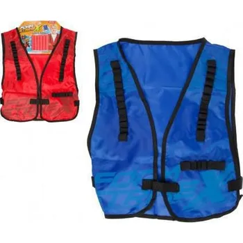 Hra na policii a hasiče Teddies Vesta dětská taktick + 6 ks pěnové náboje