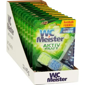 WC čistič WC Meister závěsný blok do WC lesní vůně 12x45g-VÝHODNÉ BALENÍ - originál z Německa