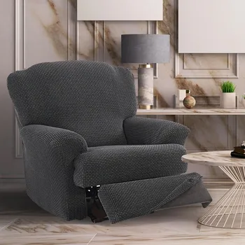 Napínací potah decoDoma Nueva Textura Niagara strečový potah na relaxační křeslo 70-90 cm