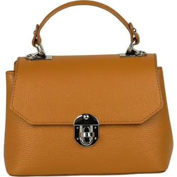 Kabelka Kabelka do ruky kůže 1140 Itálie barva: hnědá-camel