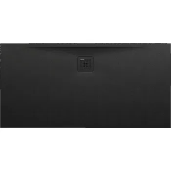 Sprchová vanička Laufen Pro - vanička obdélníková 140x90 s odtokem na delší straně, Marbond černá H2109590800001