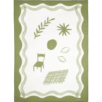 Šátek Nobodinoz Portofino Plážové pareo Green