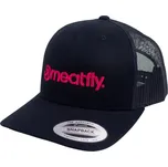 Meatfly Kšiltovka Meatfly, MF Logo Trucker pink/black 2024 dámská Velikost: one size