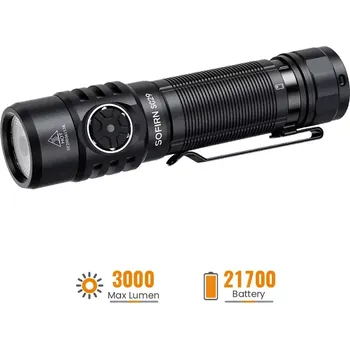Svítilna Výkonná malá svítilna Sofirn SC29 6500K, 3000 lumenů, s akumulátorem (výkonná a kvalitní baterka od firmy Sofirn)