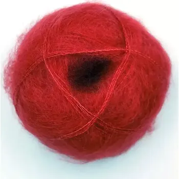 Příze Mohair by Canard Brushed Lace Granátové jablko 3013 (Mohérová příze Brushed Lace Pomegranate)