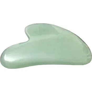 Masáž Přírodní masážní deska gua sha z křemene - 1ks Zelená