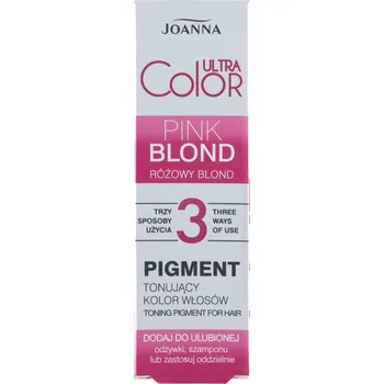 Barva na vlasy Joanna, Ultra Color Farba na vlasy Tónovací pigment Ružová blond 100ml