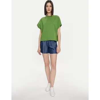 Dámské kraťasy United Colors Of Benetton Šortky z materiálu 4KHND9016 Tmavomodrá Relaxed Fit 44