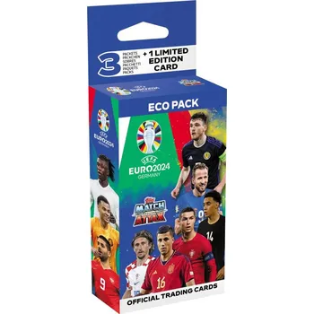 Sběratelská karetní hra Topps Euro 2024 Eco Pack 25 karet