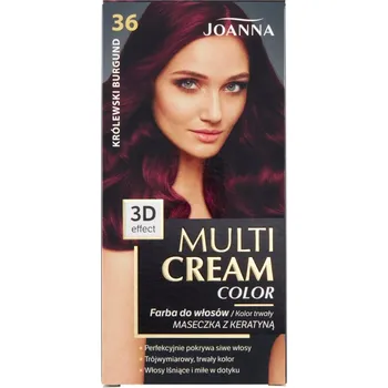Barva na vlasy Joanna, Multi Cream Farbiva vlasov 36 Royal Burgundy
