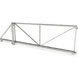 SET brány nesené CONNECT 60-4.0 -kompletní samonosná posuvná brána do průjezdu 4 m, 4 varianty výšky, pozinkovaná, bez výplně Velikost: 1,1m