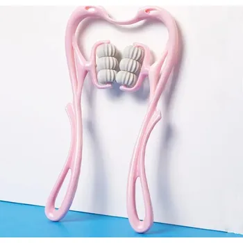 Masážní přístroj Ruční masážní přístroj na krční páteř - růžový