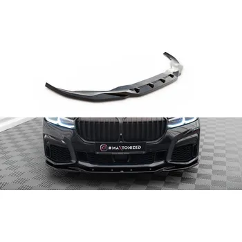 Nárazník Spojler pod nárazník lipa V.3 BMW 7 G11 M-Pack Facelift černý lesklý plast