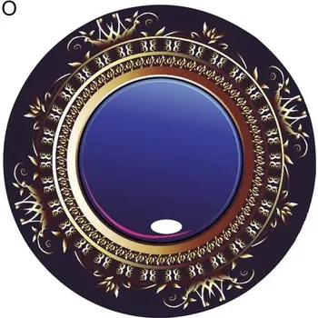 Plážová osuška | mandala - tvar kruh, průměr 148 cm - Ó