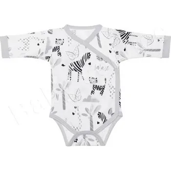 Kojenecký body kojenecké bodyčko zavinovací šedé velikost 62