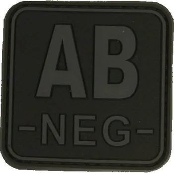 Nášivka 3D čtvercová nášivka AB NEG - černá, Jackets to go